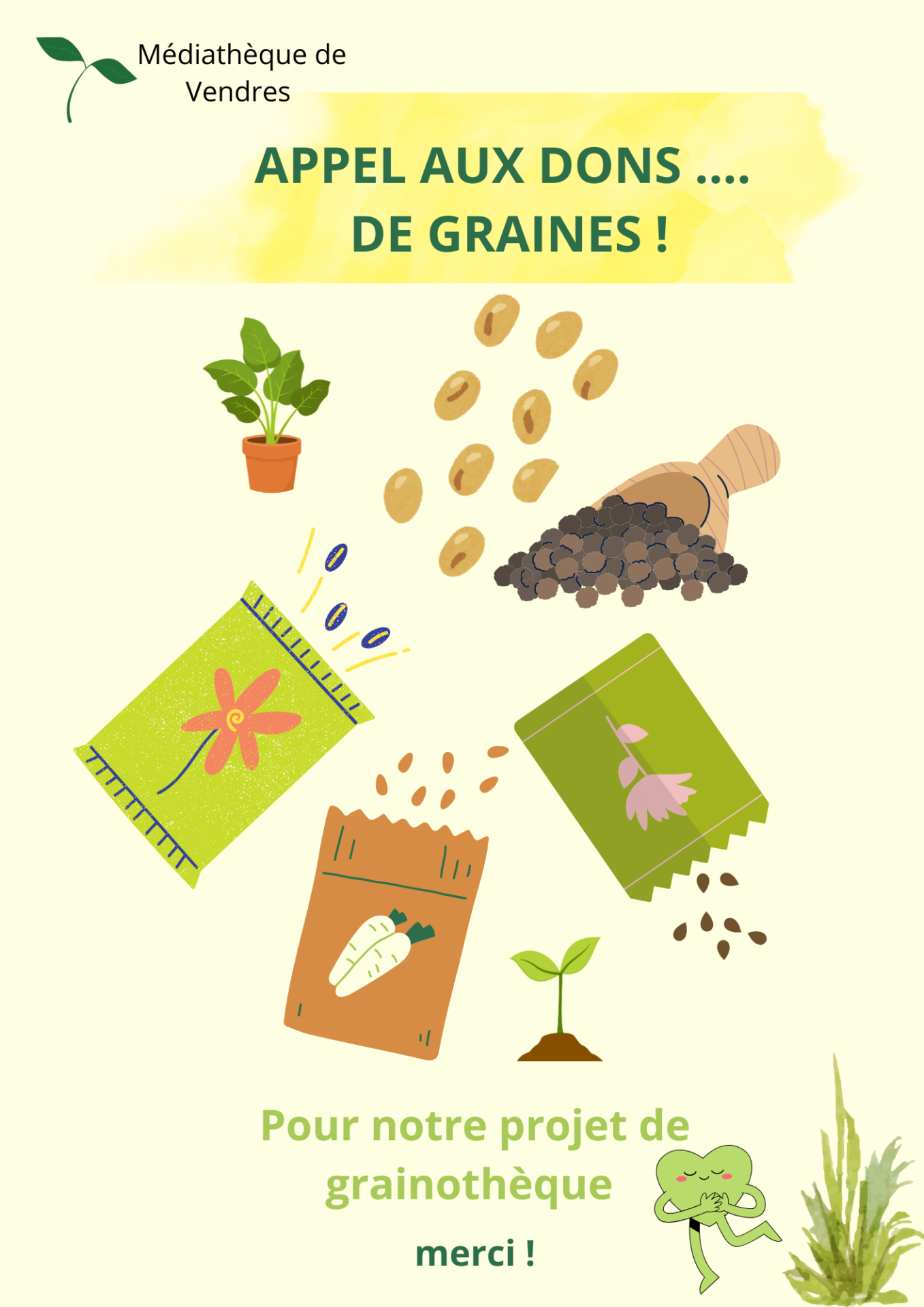APPEL AUX DONS DE GRAINES ! 3 