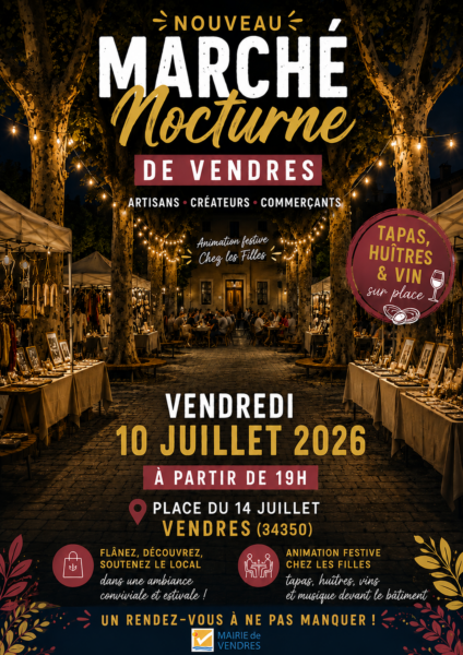Affiche marché juillet 2026
