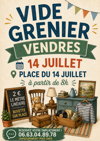 Vide grenier sans logo