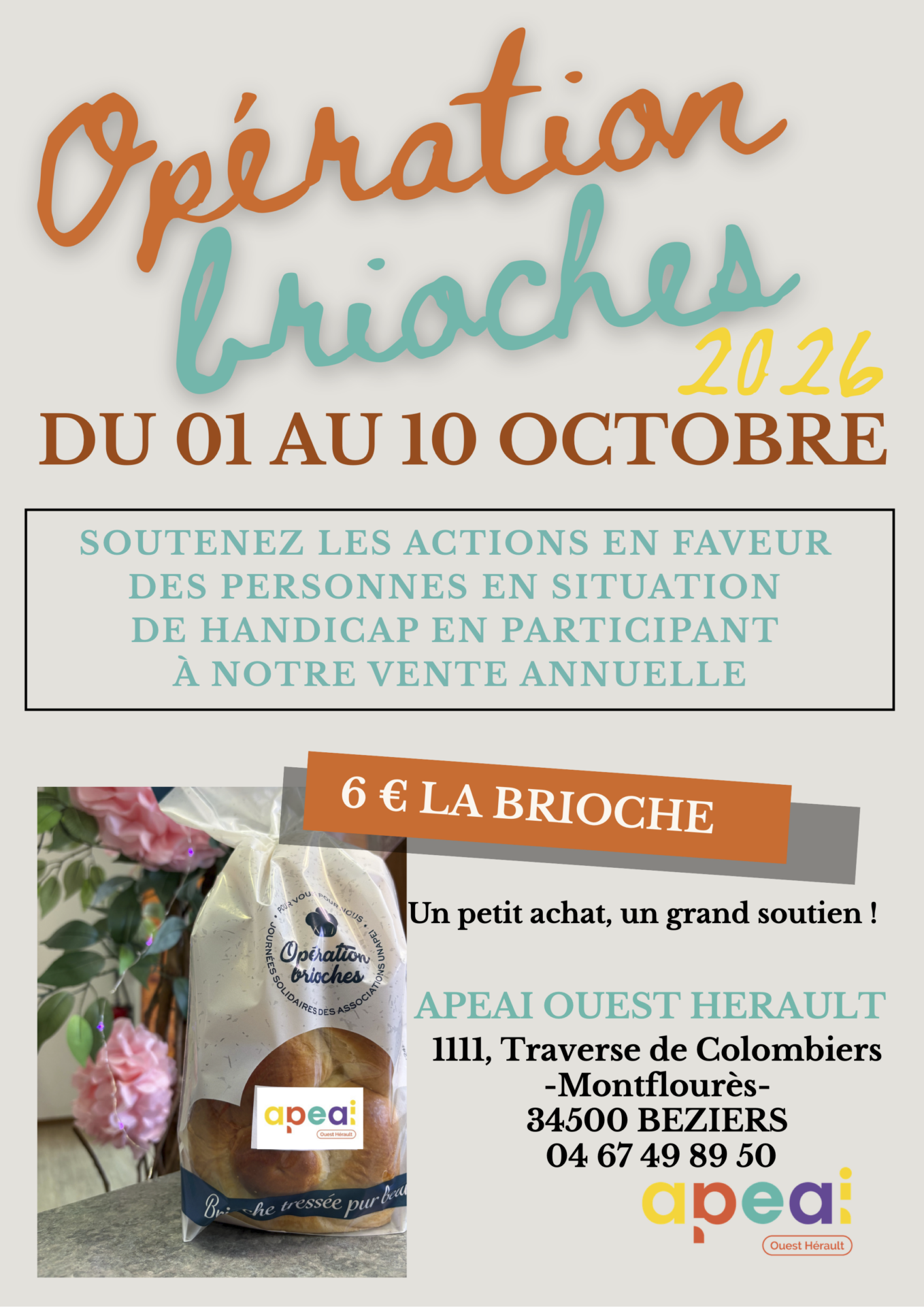 2026 BRIOCHES AFFICHE OFFICIELLE